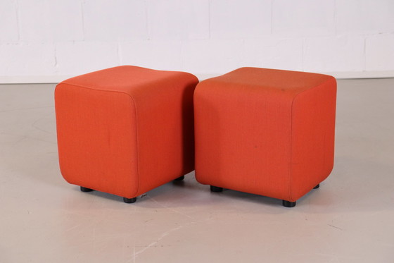 Image 1 of Ahrend Pouf/Hocker orange