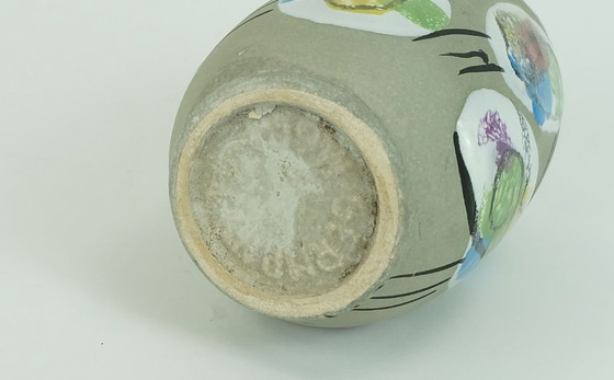 Image 1 of Mid Century Vase Bay-Keramik Decor 'Delhi' Modell 604-14 Anfang 1960er Jahre