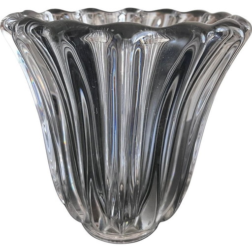 Transparente Vintage-Vase von Pierre d'Avesn