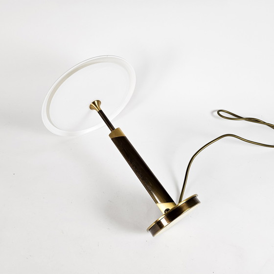 Image 1 of B + M Leuchten - Hollywood Regency Stil - 'Palais' - Messing - Glas - 80er Jahre