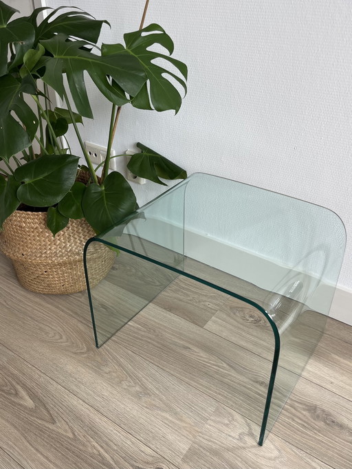 Fiam Italia 1980 Beistelltisch Couchtisch Glas