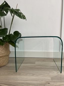 Fiam Italia 1980 Beistelltisch Couchtisch Glas
