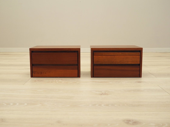 Image 1 of Set aus zwei Wandschränken, dänisches Design, 1970er Jahre, Produktion: Dänemark