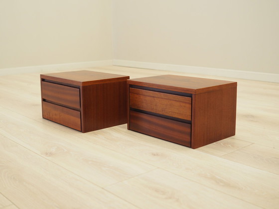 Image 1 of Set aus zwei Wandschränken, dänisches Design, 1970er Jahre, Produktion: Dänemark