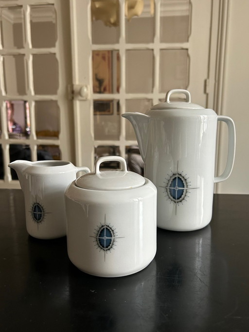 Teeservice Aus Porzellan Philippe Deshouliéres