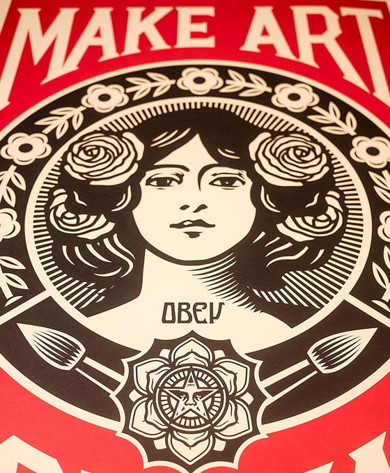 Image 1 of Shepard Fairey macht Kunst, nicht Krieg
