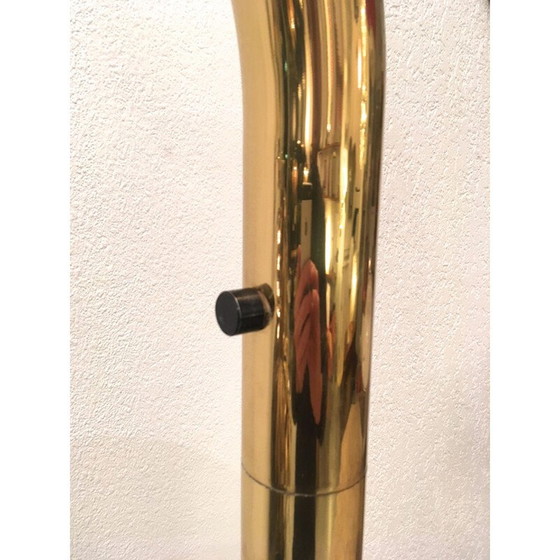 Image 1 of Halogen-Stehleuchte aus Messing, Italien 1980