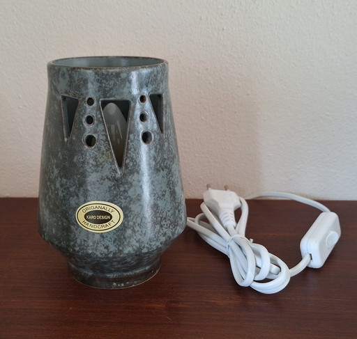 Tischlampe, Keramik, Design, Vintage, 1970er Jahre