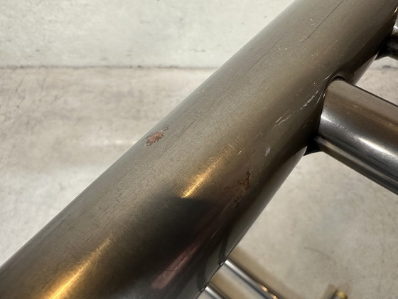 Image 1 of Chrom-Beistelltisch im Vintage-Design