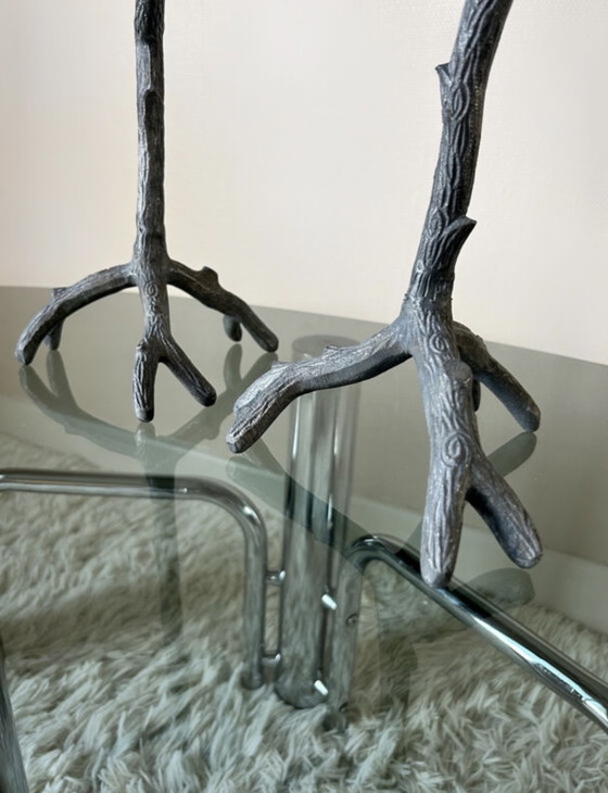 Image 1 of Design-Kerzenständer Vegetal Aluminium 70er Jahre