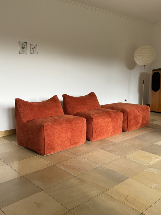 Image 1 of B&B Italia Sofa Le Bambole Mario Bellini In Pierre Frey