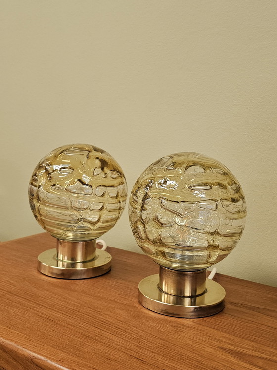 Image 1 of Set Doria Tischlampe Nachttischlampen Lampen