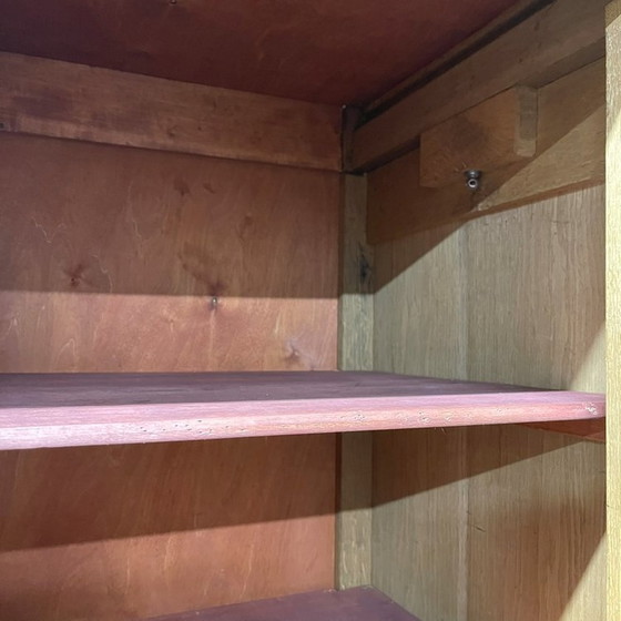 Image 1 of Antiker Brocante Kleiderschrank Spiegel/Hang/Bein Eiche J`20