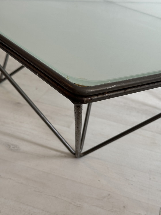 Image 1 of Vintage Couchtisch Glas Metall Paolo Piva Stil