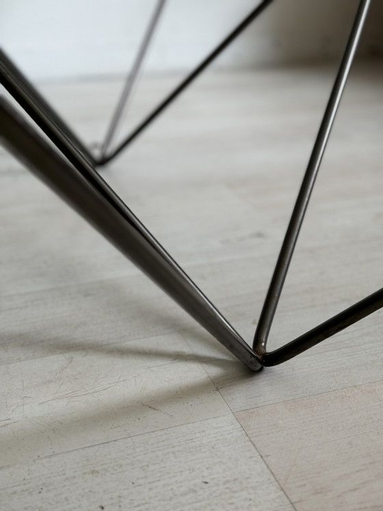 Image 1 of Vintage Couchtisch Glas Metall Paolo Piva Stil