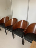 4x Philippe Starck Schalensitz
