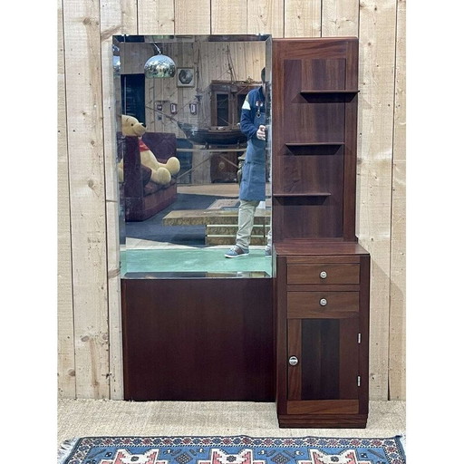 Vintage Art Deco Schminktisch aus Mahagoni, 1930