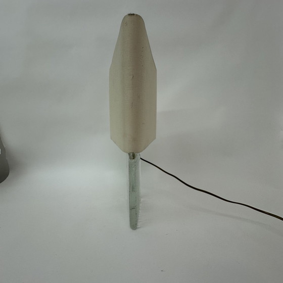 Image 1 of Mid Century Design Gold Wandlampe Scheibe, 1970er Jahre