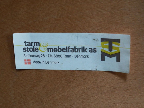 Image 1 of Sessel aus Buche, Dänisches Design, 1970er Jahre, Designer: Erik Ole Jørgensen, Manufaktur: Tarm Stole & Møbelfabrik