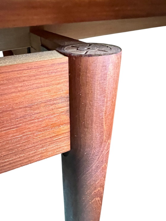 Image 1 of Danish Design - Ausziehbarer Esstisch Aus Teakholz Von Willy Sigh Für H. Sigh And Sons Mobelfabrik In Dänemark - 60Er Jahre