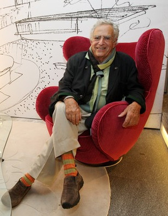 Image 1 of Vladimir Kagan Ohrensessel mit hoher Rückenlehne