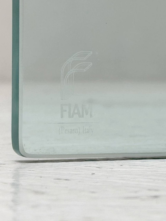 Image 1 of Glas Couchtisch Auf Drei Beinen Von Hans Von Klier Für Fiam