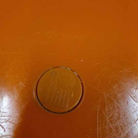 Image 1 of 70er Orange Vintage Hocker Flair Spaceage