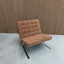 Knoll Barcelona Chair - New Suede braun (limitierte Auflage)