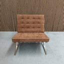 Knoll Barcelona Chair - New Suede braun (limitierte Auflage)