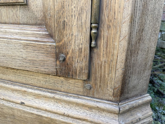 Image 1 of Holländischer Eckschrank 19E Jahrhundert Eiche