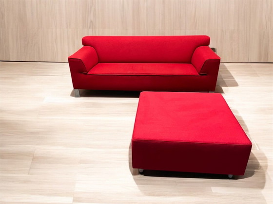 Image 1 of Pode Edit 3-Sitzer Sofa mit Hocker Zitmaxx