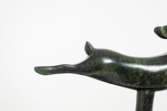 Image 1 of François Pompon. "Lapin Courant" (Laufender Hase), Bronze, Abzug Von 2006.