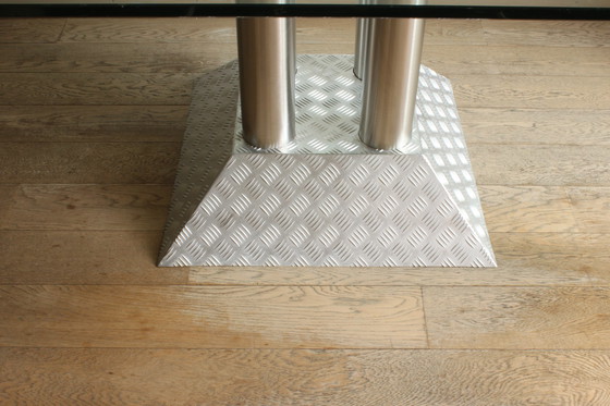 Image 1 of Postmoderne Esstisch aus Stahlrohr