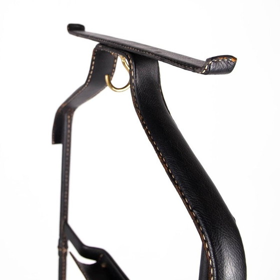 Image 1 of Nachttisch Vintage von Jacques Adnet 1950er Jahre