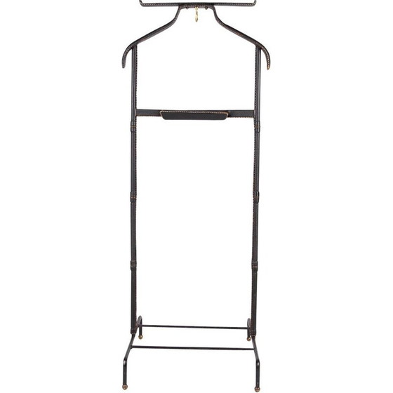 Image 1 of Nachttisch Vintage von Jacques Adnet 1950er Jahre
