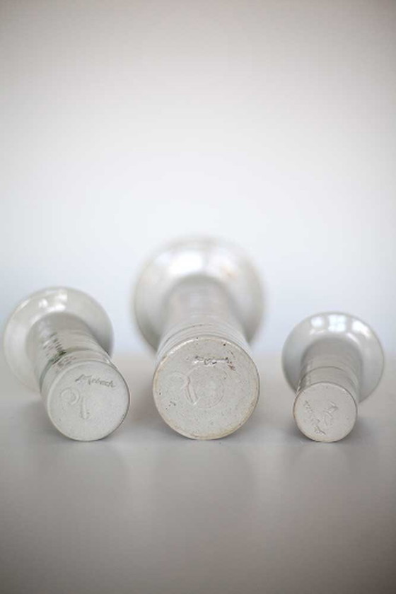 Image 1 of 3x Piet Knepper Mobach handgefertigte Vase