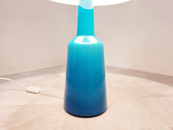 Image 1 of Kastrup Holmegaard Tischlampe aus Glas, 1960er Jahre