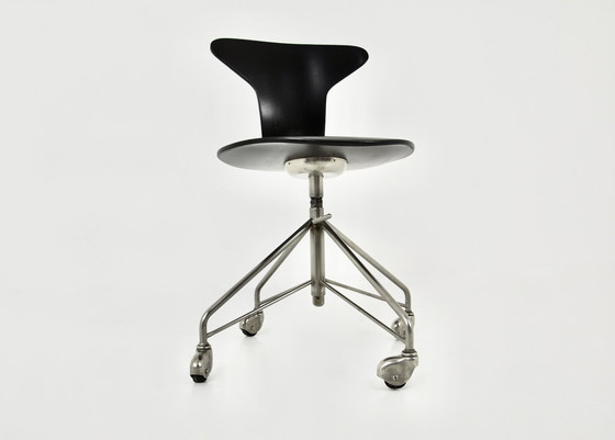 Image 1 of Fritz Hansen Stuhl Modell 3117 von Arne Jacobsen
