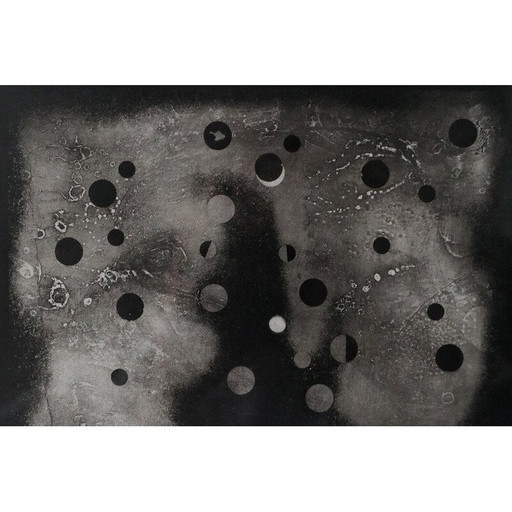 Vintage-Gemälde von Bertil Lundberg, 1980