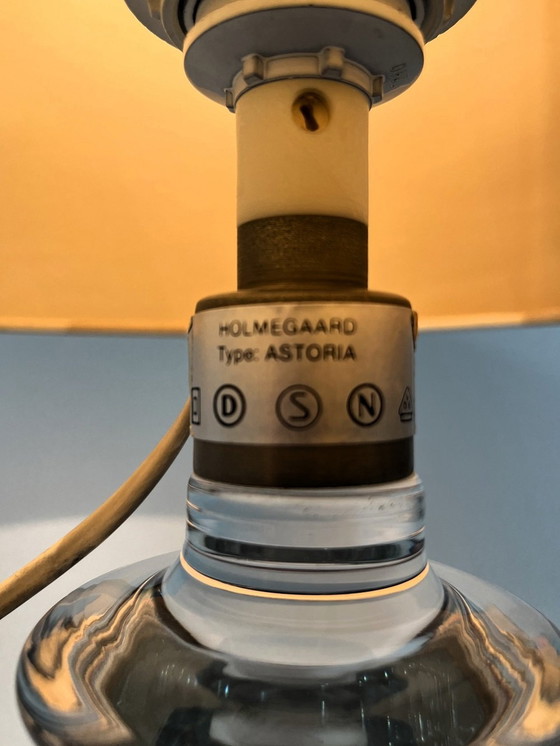 Image 1 of Holmegaard Glas Tischlampe Astoria 1970'S