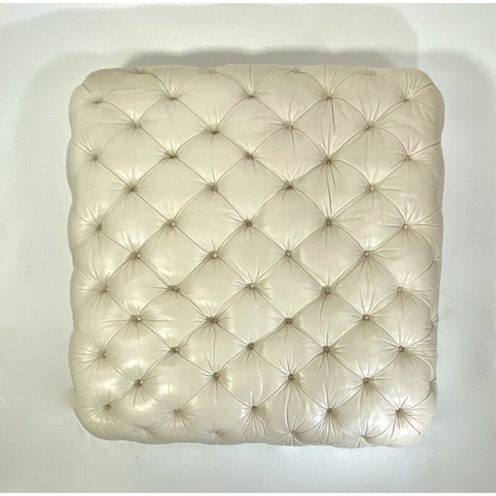 Image 1 of Vintage-Lederpuff von Maison George Smith Newcastel London