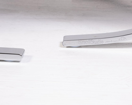 Image 1 of Knoll Set Barcelona Neu-Nie Gebraucht Petrol Grau Leder Design L. Mies Van Der Rohe Und Lilly Reich 1929