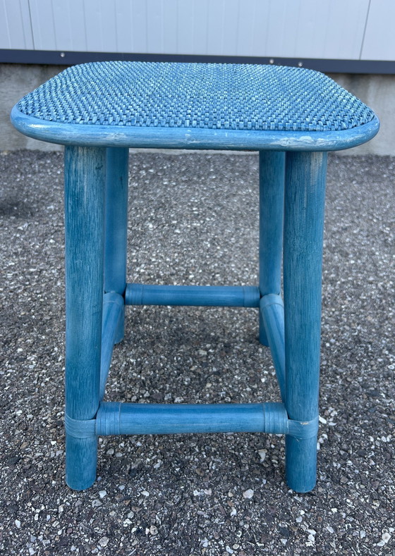 Image 1 of Hocker aus Rattan 1980