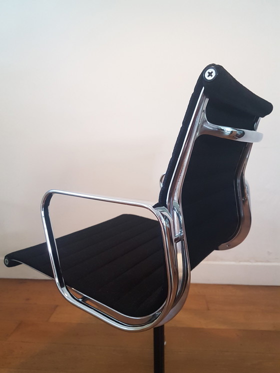 Image 1 of Vintage Aluminium EA 108 Bürostuhl von Charles & Ray Eames für Herman Miller
