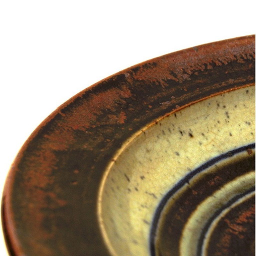 Keramische glasierte Schale von Helle Allpass, Dänemark 1970er