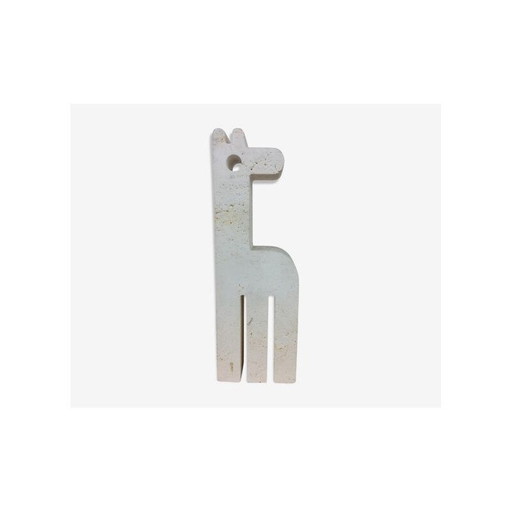 Giraffe aus Travertin von Fratelli Mannelli, 1970