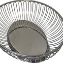 Alfra Alessi - Ovale Form - Brotkorb / Bonbonteller - Rostfreier Stahl