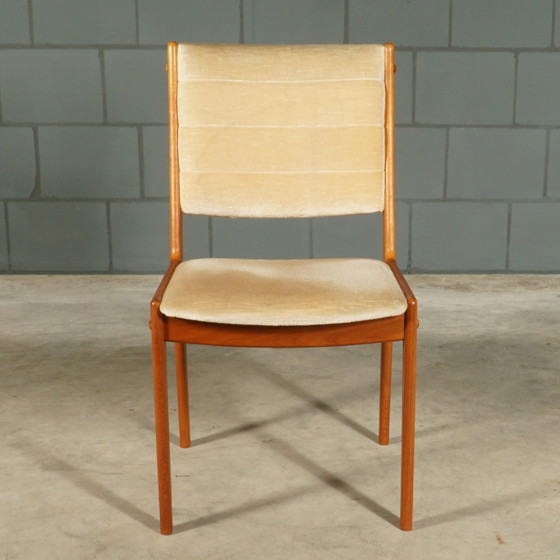 Image 1 of Midcentury Teak Esszimmer Set - Tisch - 4 Stühle