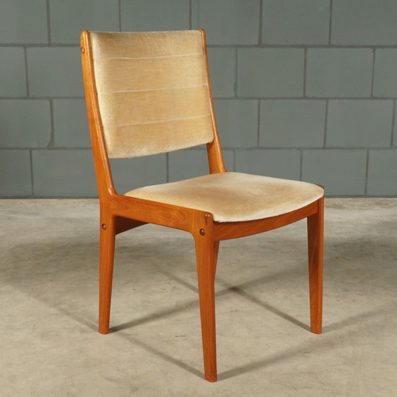 Image 1 of Midcentury Teak Esszimmer Set - Tisch - 4 Stühle