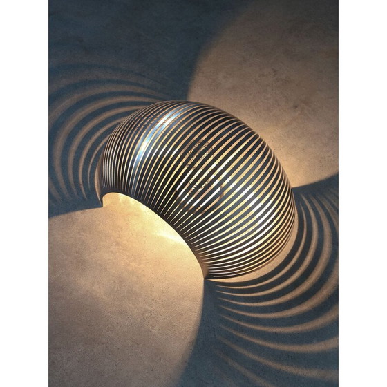 Image 1 of Vintage Tischlampe aus rostfreiem Stahl